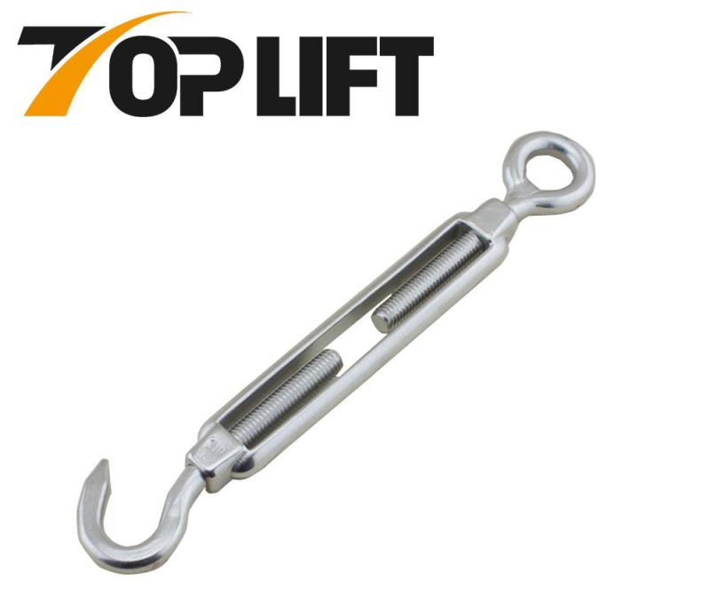 DIN1480 Galvanized Drop Forged Steel Turnbuckles with Hook and Eye