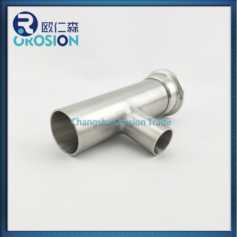 Stainless Steel Weld Tee for Sanitary Grade