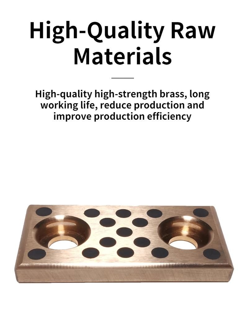 Bronze Plate Self-Lubricating Cast Iron Guide Plate Brass Guide Plates Copper Alloy Slide Plates 20mm Thick Steel Type