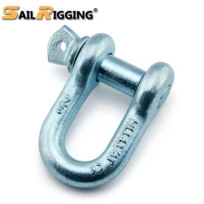 Us Type Steel Drop Forged Screw Pin D Shackle 210