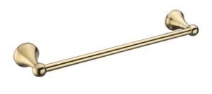 300mm Brass Towel Bar PVD Gold Finish Easy Install