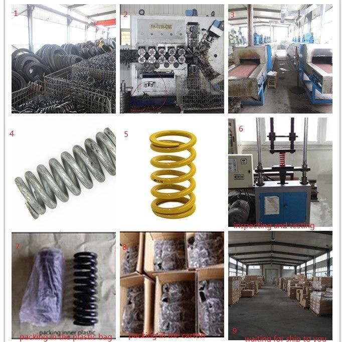 Custom Stainless Steel Coil Spring with Mechanical Zinc Plating