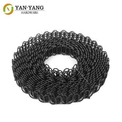 Furniture Hardware Wire Diameter 4.0 mm Black Rolling Zigzag Spring