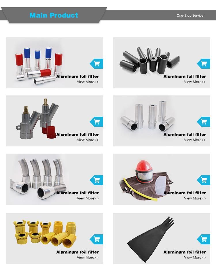 Can Be Customized Wear-Resistant Aluminum Jacketed Spray Gun Sandblasting Boron Carbide Nozzles