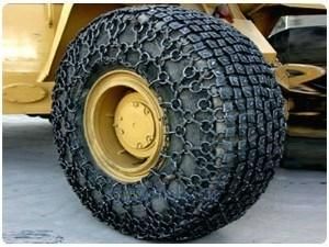 Tire Protection Chains for John Deere 744h Wheel Loader