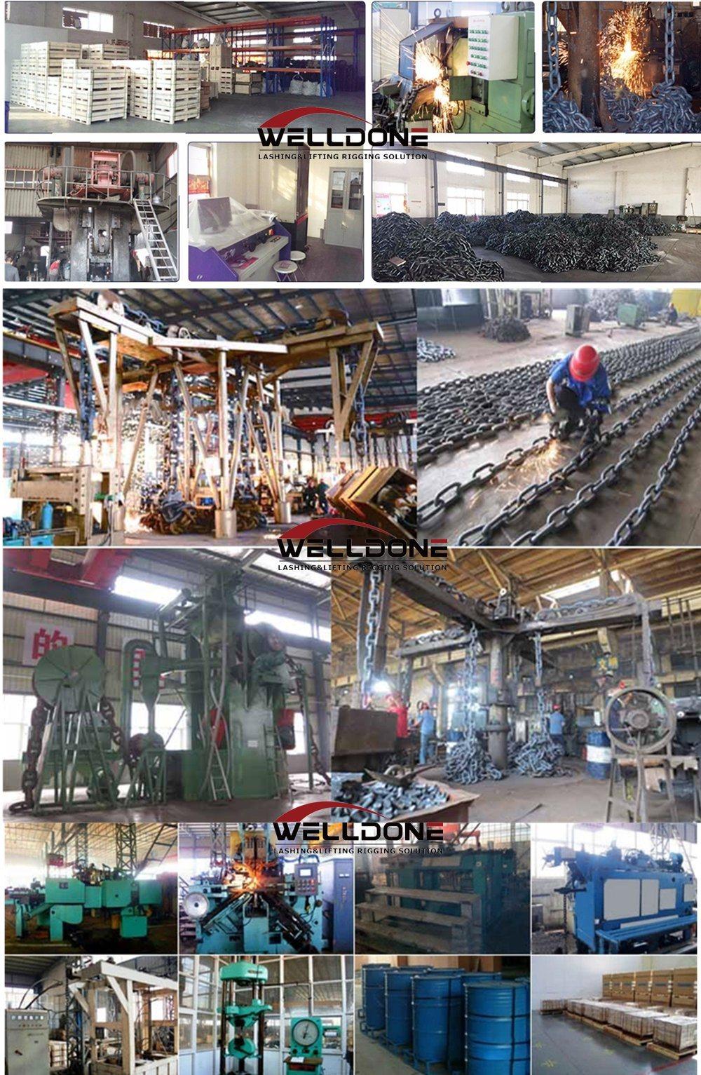 DIN En 818-2 G80 Lifting Alloy Steel Heavy Duty Industrial Lifting Chain Mine Link Chain DIN22252