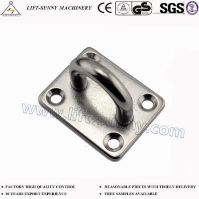 304 316 Stainless Steel Square Pad Eye Plate