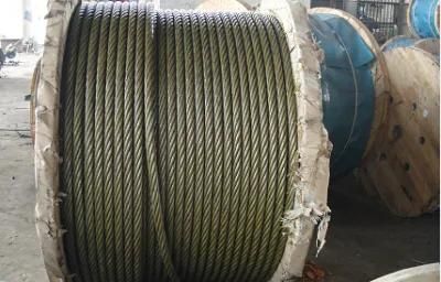 Ungalvanized Steel Cable 8X19s+FC Used in Elevator Machine