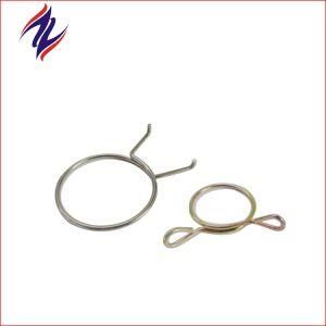 Custom Spiral Door Lock Tube Clip Spring with Double Leg