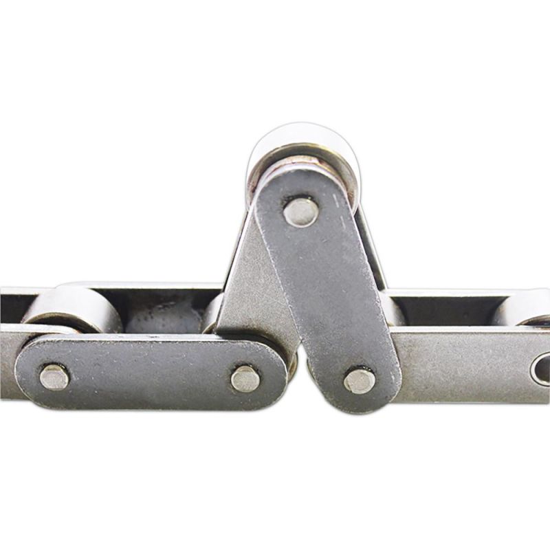 Roller Chains with Straight Side Plates a B Series Short Pitch Conveyor Special Attachments Double Extended Pins Lumber Sharp Top Best Price Conveyor Chains