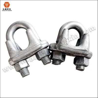 Quality Hardware Steel Drop Forged Wire Rope Clamp Us Type Adjustable Wire Rope Clip