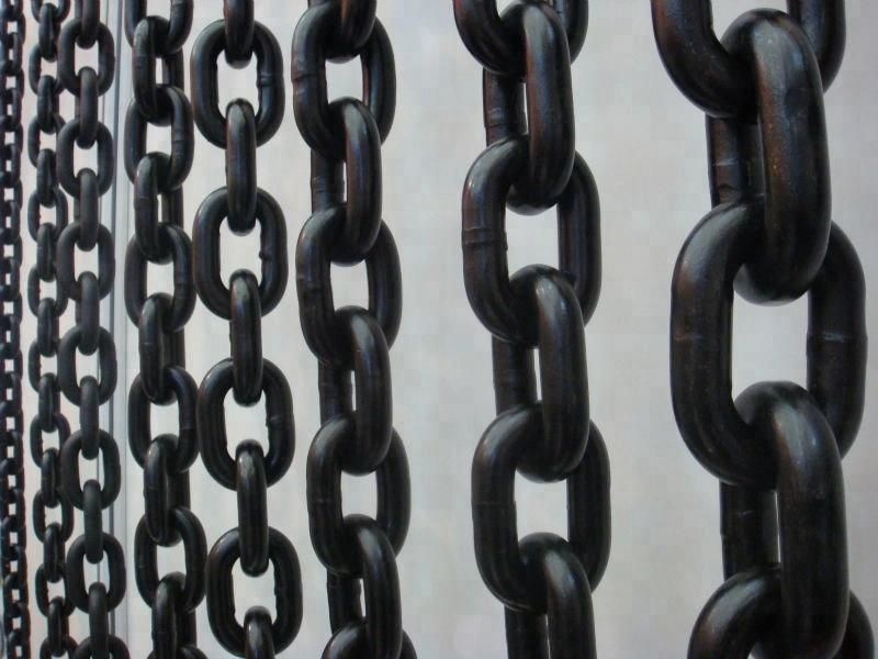 Factory Supply 19mm High Strength G80 Black Oxidated Chain