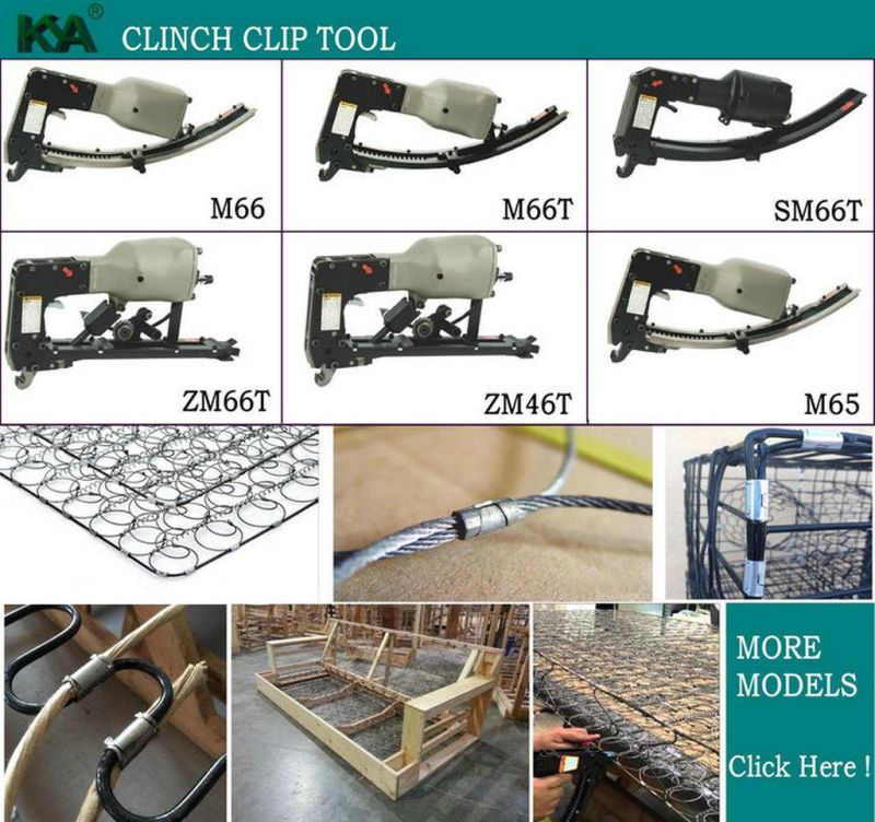 M48 Series Strips of Polycord Collated Clinch Clips