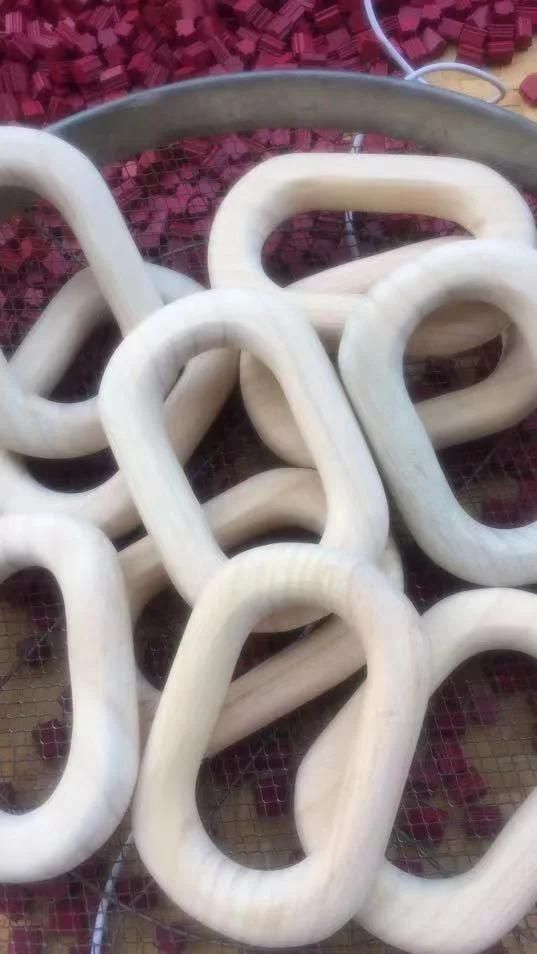 Decorative Object Linked/Home Interior Elegant Decoration Pieces Accessories Link Wooden Ornament/Link Decor Wooden Chain
