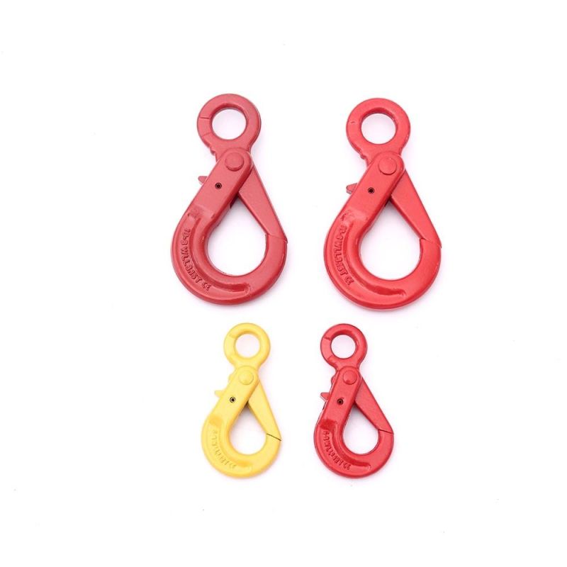 Hot Sale Grade 80 European Type New Eye Self-Locking Safety Hook
