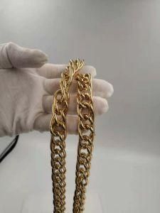 Interwined Brass Bag Chain for Bag, Belt, Apparel, Shoe, Fashion Accessories