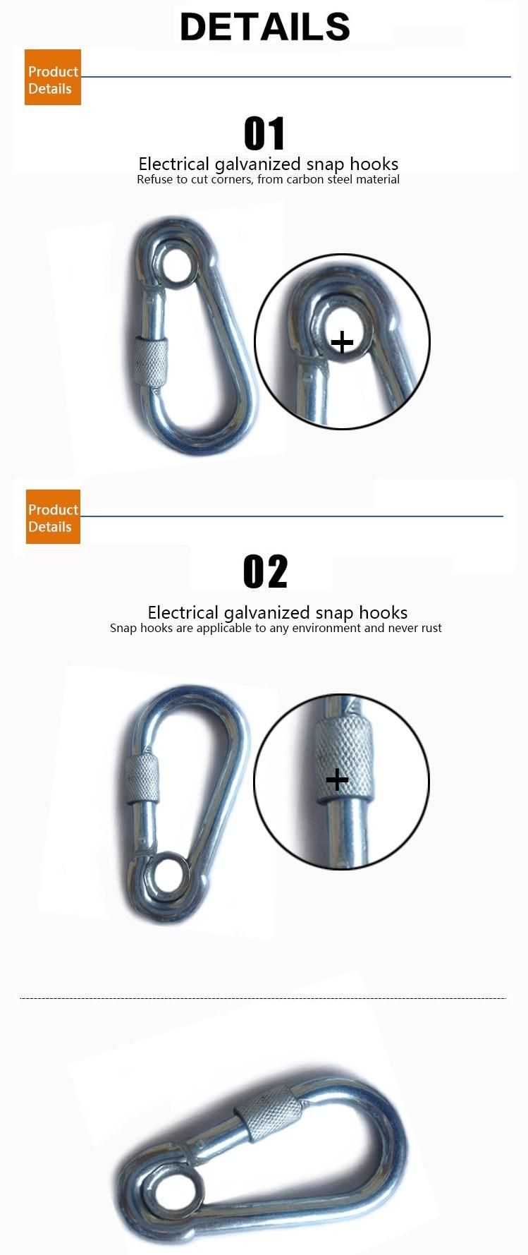 Spring Hook Safety Snap Hook Eyelet Hooks