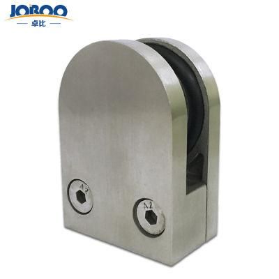 Stainless Steel D Front Flat Back Clamp