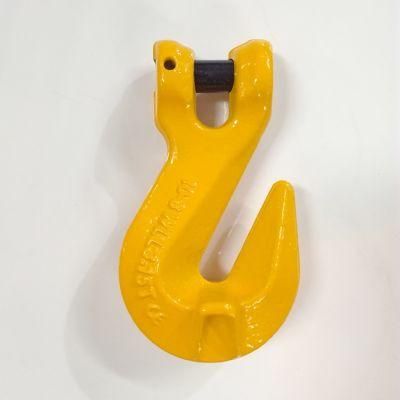 Alloy Steel Eye-Type Lifting Bucket Hook Forged Hanging Hook for Heavy Goods