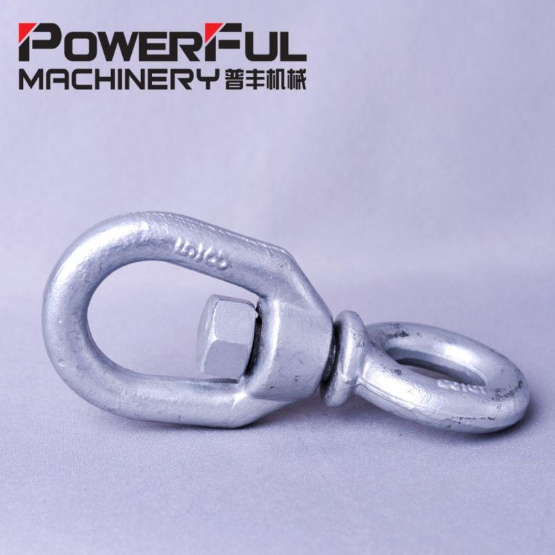 China Manufacturer Safety Heavy Duty Hot DIP Galvanized Drop Forged Carbon Steel Us Type G401 Eye and Eye Chain Swivel