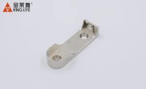 Zinc Wardrobe Bracket Oval Closet Rod Pipe Holder Tube Support Tube Connector