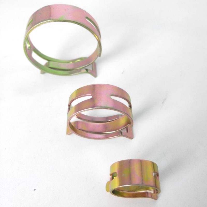 Japanese Hose Clamps Zinc Plated Steel Spring Band Clamp