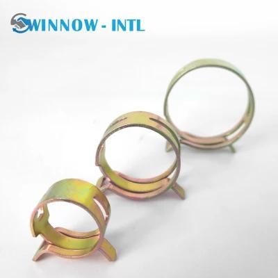 65 Mn Steel Galvanized Cable Hose Clip Rope Wire Spring Clip