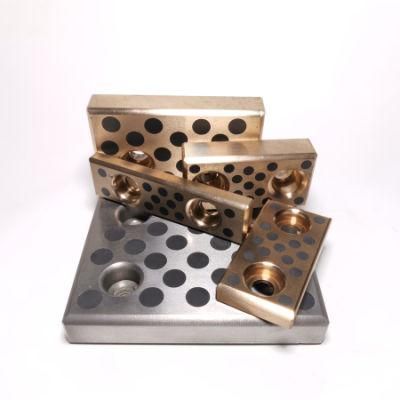 Slide Metal Wear Brass Without Bearing Bushing Copper Slide with Graphite Plate