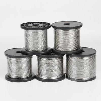 7*7 Structure 0.5mm Diameter 304 Stainless Steel Wire Rope