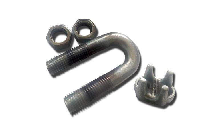 China Manufacturer U. S Type Drop Forged Cable Wire Rope Clip