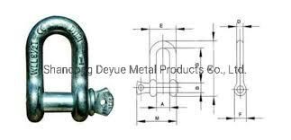 Good Price Galvanized Screw Pin Us D Type Marine Rigging Chain D Shackle