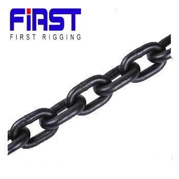 G80 High Tensile Alloy Steel Customized Stud Link Chain for Ocean Heavy Industry