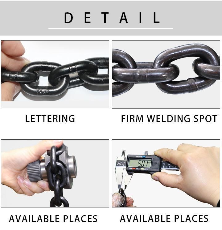 Us Standard Liftting G80 Alloy Lifting Black Chain