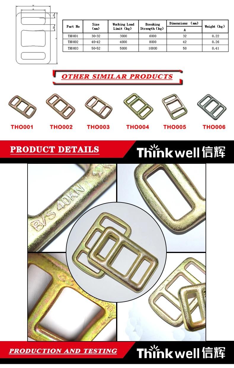 Hot Sale 40mm Forged Adjustable Lashing Buckle