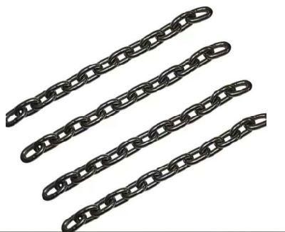 Black Color Welded Chain of Lifting with High Strength