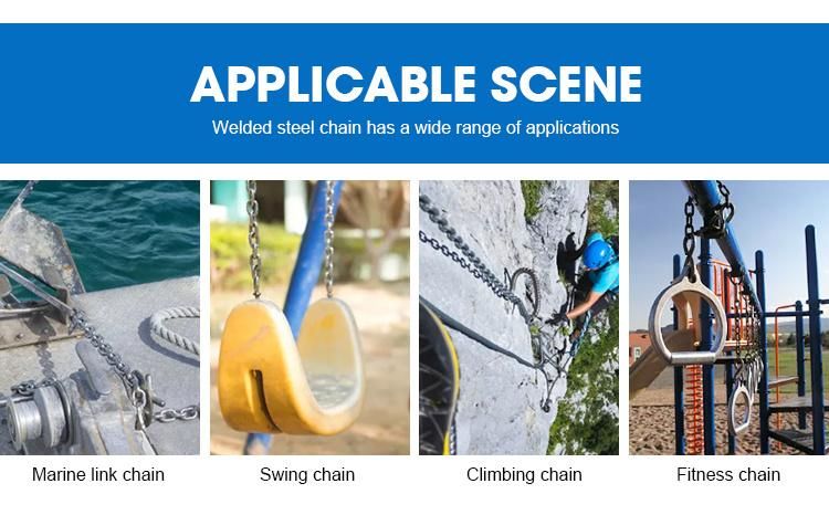 Electric Galvanized Ordinary Medium Link Chain