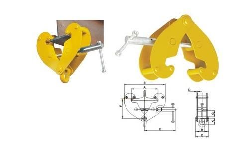 2ton Beam Clamp with Trolley Combination
