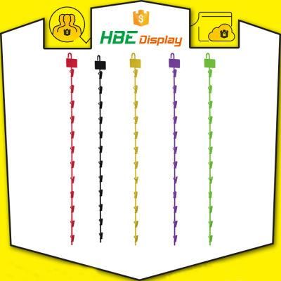 Supermarket Wire Metal Hanging Merchandising Clip Strips for Display Promotion