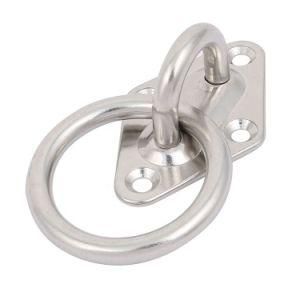 Stainless Steel Square Pad Eye Plate with Ring Stainless Steel Rigging Hardware Swivel Pad Eye Platestainless Steel Folding