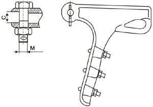 Aluminum Alloy Strain Clamp (Bolt Type)