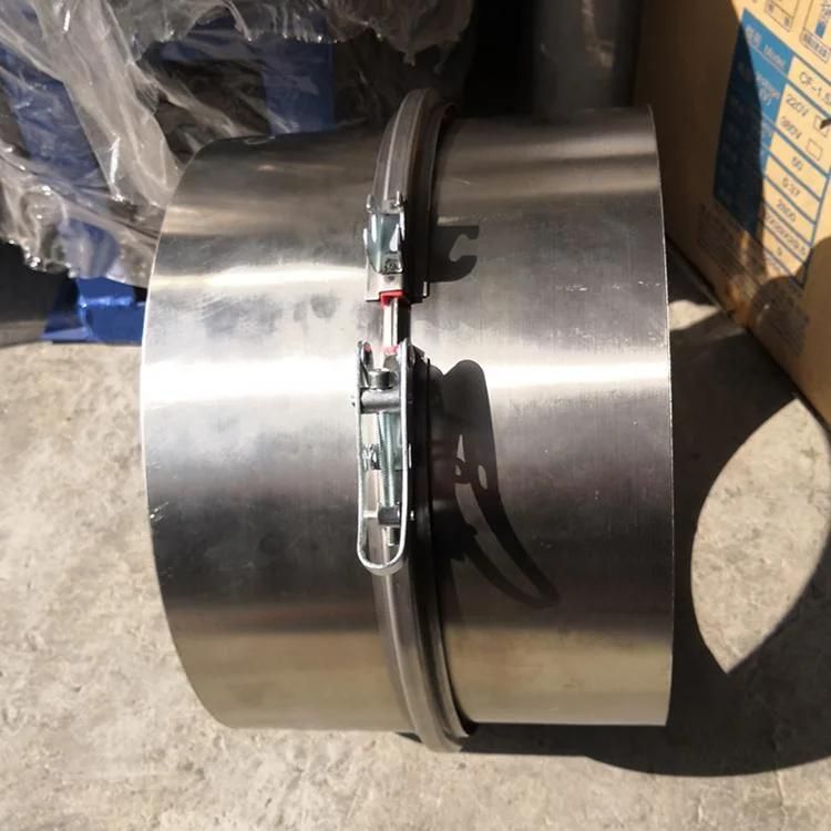 Quick Release Duct Pipe Clamp with Lock and Red Rubber
