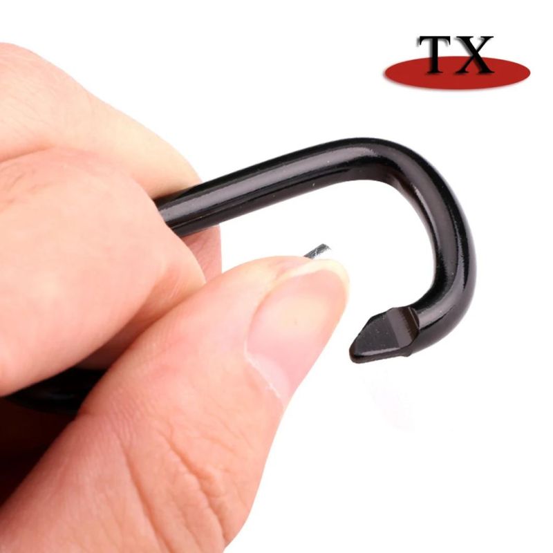 D Shape Key Chain Climbing Hook Carabiner for Promotion Gift