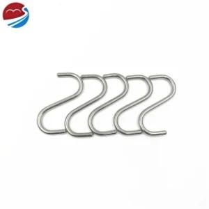 Factory Large Heavy Duty Polish Stainless Steel Metal Double S Hook for Hanging