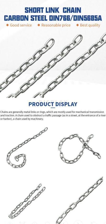 Zinc Plated Chain Twisted Iron Link Chain