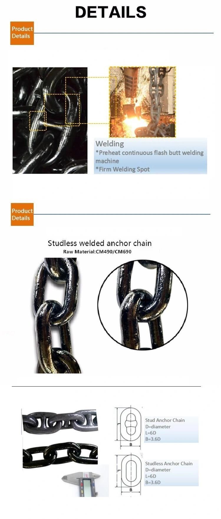 Iacs Certificate Studless Anchor Chain Cable for Marine