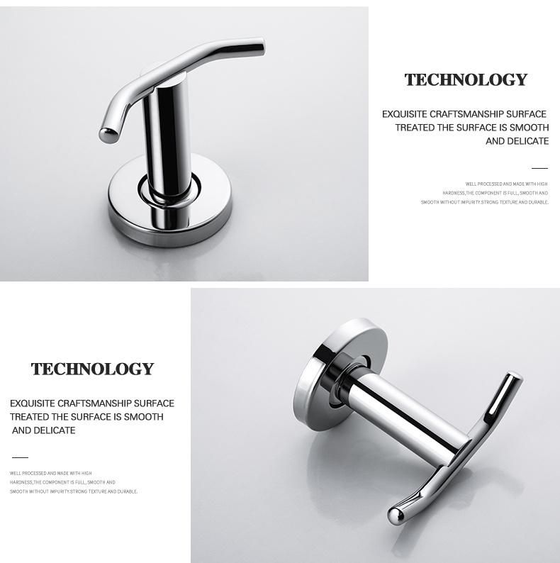 Stainless Steel Robe Hook Bath Coat Hook Kitchen Hardware Wall Hooks