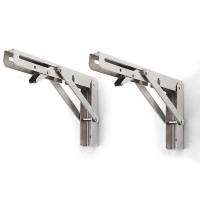 Stainless Steel 304 Folding Triangular Support Bracket Wall Rack