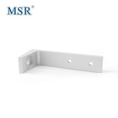 6061-T6 30b Al CNC Manufacture High Quality Foot Support Aluminum Floor Bracket with Best Price 40b 3060b 4080b