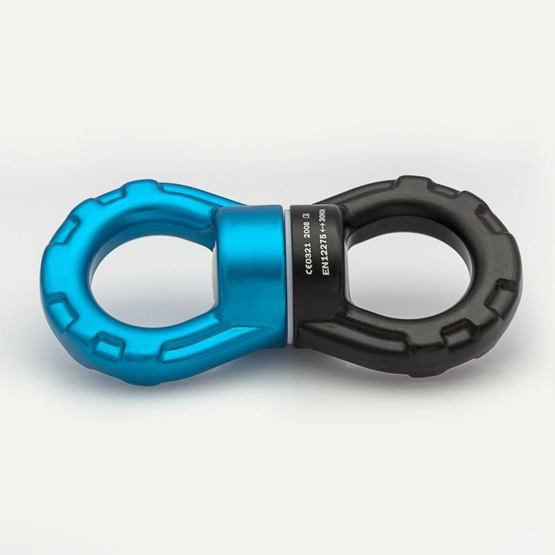 30kn 7075alu Swivel Swing Device Safety Carabiner for Yoga/Hammock