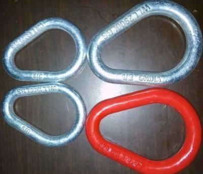 Welded G341 Pear Shaped Ring for Loading Chain